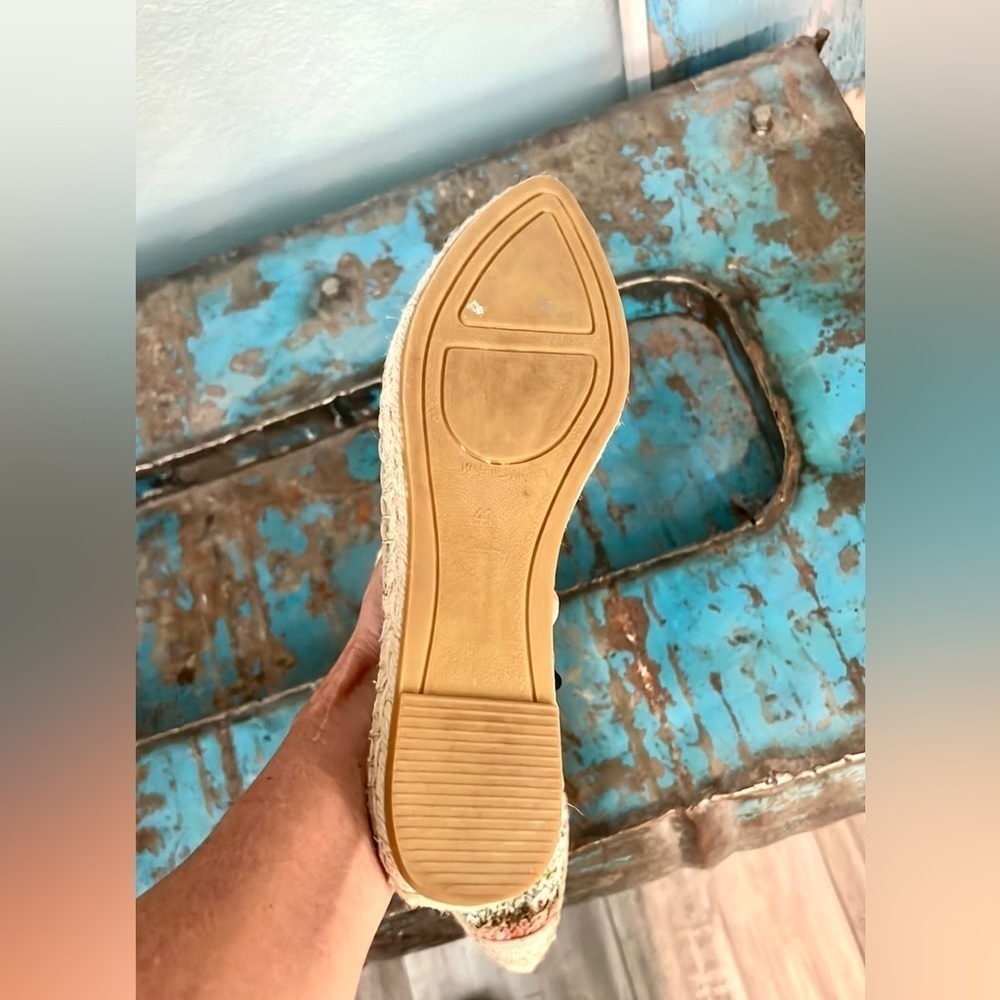 Vidoretta,Handmade In Spain,Woven Espadrille Mules, Excellent Condition,Size 11 - Picture 8 of 11